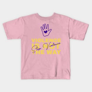 domestic violence awareness Kids T-Shirt